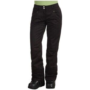 Obermeyer Malta Ski Pant Black Insulated Ski Snowboard Winter Women’s Size 8